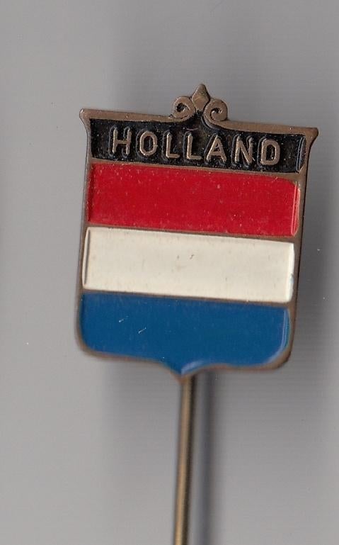 Holland Vlag speldje, Gebruikt, Niet vindbaar, Niet vindbaar, Speldje of Pin