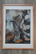Schilderij # Metaalarbeider Hoogovens ( Tata Steel ), Ophalen