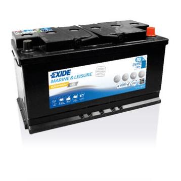 2 stuks Exide Gel ES900 recreatie-accu 12V 80Ah beschikbaar voor biedingen