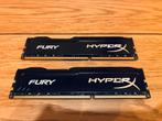 RAM DDR3 2 x 8GB HyperX Fury, Verzenden, Zo goed als nieuw, DDR3, Desktop