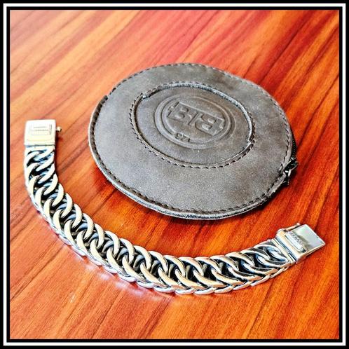 ESTHER BIG (XL)     Buddha to Buddha armband maat F, Sieraden, Tassen en Uiterlijk, Armbanden, Zo goed als nieuw, Zilver, Zilver