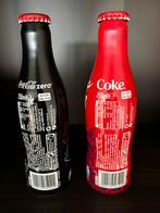 Coca Cola PSG Aluminium Flesjes - Kleine beschadigingen, Ophalen of Verzenden, Gebruikt, Verpakking