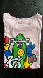 Knolpower t shirt skateboard limited edition roze 134/140, Ophalen of Verzenden, Zo goed als nieuw