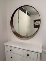 Design spiegel rond 80cm - Nieuwstaat!, Ophalen, Rond, Nieuw, 75 tot 100 cm