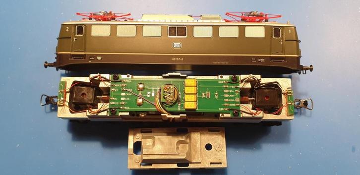 Printplaat voor Roco DB BR140 43388, BR101 43740 8 polig DSS, Hobby en Vrije tijd, Modeltreinen | H0, Nieuw, Locomotief, Gelijkstroom of Wisselstroom