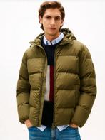Tommy Hilfiger winterjas hooded puffer M, Ophalen of Verzenden, Zo goed als nieuw, Maat 48/50 (M), Groen