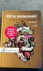 Dit is onderzoek, Boeken, Studieboeken en Cursussen, Ophalen of Verzenden, Zo goed als nieuw, B. Baarda