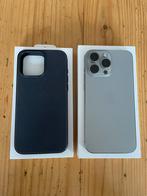 Apple iPhone 15 Pro Max Naturel Titanium + hoesje, Telecommunicatie, Mobiele telefoons | Apple iPhone, 256 GB, IPhone 15 Pro Max