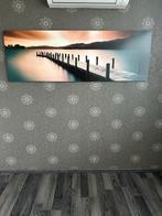 Mooi Schilderij /tekening / foto - Landschap met Pier, Huis en Inrichting, Woonaccessoires | Schilderijen, Tekeningen en Foto's