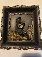 Vintage Gipsen Wanddecoratie met Muzikant, Ophalen