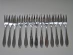 13 gebaksvorkjes G-Z vlekvrij staal, vintage  [12], Ophalen of Verzenden