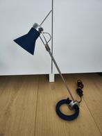 Vintage Tafellamp Blauw met pennenhouders, Ophalen of Verzenden, Zo goed als nieuw, Minder dan 50 cm
