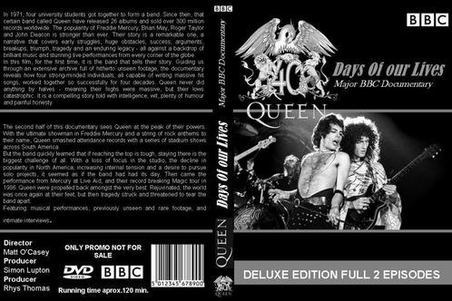Queen Days of our lives, Cd's en Dvd's, Dvd's | Muziek en Concerten, Muziek en Concerten, Alle leeftijden, Verzenden