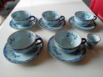 5 zeer grote thee kop en schotels Rorstrand Ostindia East In, Ophalen of Verzenden, Zo goed als nieuw, Overige stijlen, Kop(pen) en/of Schotel(s)