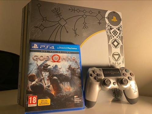 Limited Edition God of War PS4 te koop, Spelcomputers en Games, Spelcomputers | Sony PlayStation 4, Gebruikt, Pro, 1 TB, Met 1 controller