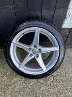 Originele Audi a5 a4 A6 Caddy velgen 18" 5x112 zomer set, Niet ingevuld, 18 inch, Banden en Velgen, Niet ingevuld