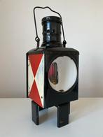 Prachtige oude Osmeka olielamp van de Duitse spoorwegem, Verzamelen, Spoorwegen en Tramwegen, Ophalen of Verzenden, Gebruikt, Trein
