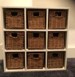 Stoer strak kastje met 9 mandjes, Ophalen, Gebruikt