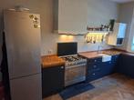 Complete hoekkeuken (3:65 x 2:30) met apparatuur, Huis en Inrichting, Keuken | Complete keukens, Ophalen, Gebruikt, Blauw, Hoekkeuken