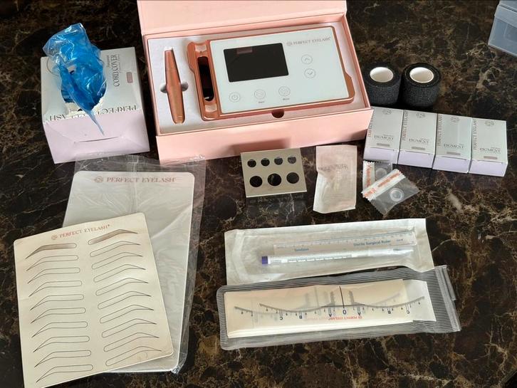 PMU starter kit, Sieraden, Tassen en Uiterlijk, Uiterlijk | Cosmetica en Make-up, Zo goed als nieuw, Toebehoren, Gehele gezicht