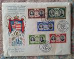 FDC Monaco 1956, Postzegels en Munten, Verzenden, Monaco, Gestempeld