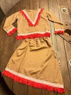 Indianen kostuum carnaval, Ophalen of Verzenden, Zo goed als nieuw, 134 t/m 140, Jongen of Meisje