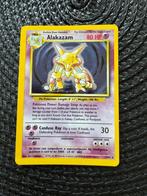 Pokémon Alakazam - Base Set #1 - Holo, Ophalen of Verzenden, Zo goed als nieuw, Losse kaart, Foil