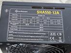 Sharkoon 550w max voeding psu power supply sha550-12a, Ophalen of Verzenden, Gebruikt