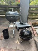 Weber BBQ 47 cm met tafel bbq en brikettenstarter, Ophalen, Gebruikt, Weber