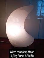 Witte zoutlamp Maan 1,8kg 20cm, Nieuw, Ophalen of Verzenden, Sroubos33@hotmail.com, Turquoise Oase