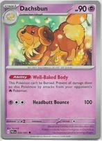 Paldean Fates,  Dachsbun [uncommon] 39/91, Ophalen of Verzenden, Nieuw, Losse kaart