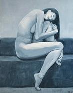 Intiem Schilderij van een Naakte Vrouw, Ophalen of Verzenden