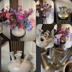 Luxe🌷Toetervazen🌷met Zijden bloemen Vazen ook Los Zijde, Overige materialen, Overige kleuren, Nieuw, Ophalen of Verzenden