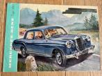 Mercedes-Benz Type 180 autofolder brochure, Gelezen, Ophalen of Verzenden, Mercedes