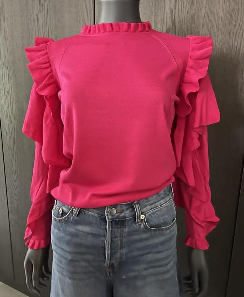 Nieuw! UTERQUE - fuchsia trui - 36 (S), Kleding | Dames, Truien en Vesten, Nieuw, Maat 36 (S), Roze, Verzenden