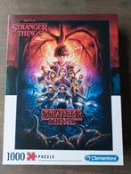 Stranger Things puzzel - 1000 stukjes - Clementoni!, Ophalen of Verzenden, 500 t/m 1500 stukjes, Zo goed als nieuw, Legpuzzel