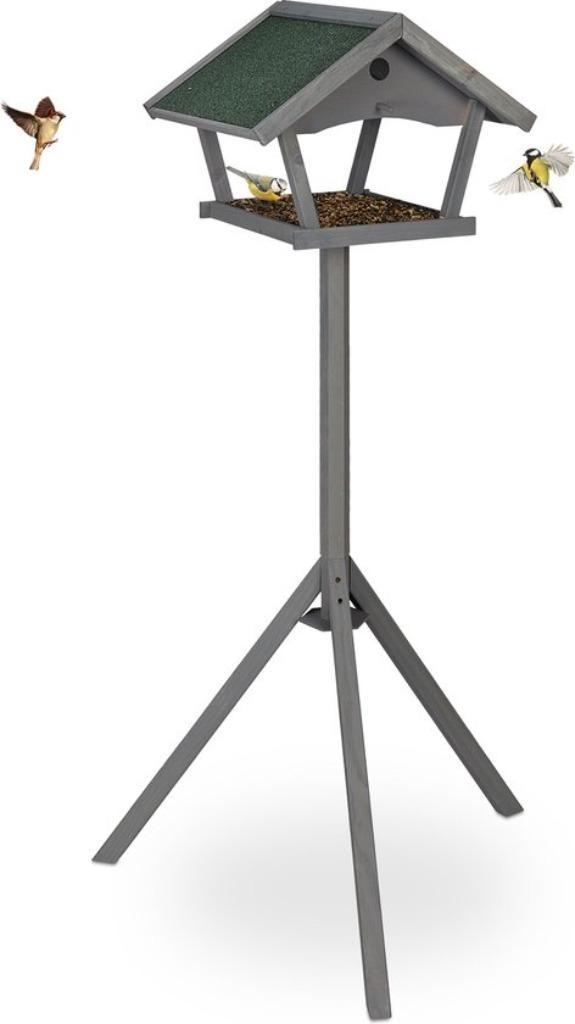 voedertafel op voet - hout, Tuin en Terras, Vogelhuisjes en Vogelbaden, Nieuw, Ophalen of Verzenden