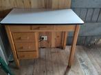 Vintage bureautje Piet Zwart Bruynzeel bureau, Huis en Inrichting, Bureaus, Ophalen, Zo goed als nieuw