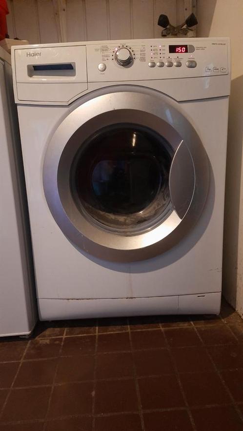 Haier HW70-1479N-DF Wasmachine, Witgoed en Apparatuur, Wasmachines, Gebruikt, Voorlader, 6 tot 8 kg, 85 tot 90 cm, 1200 tot 1600 toeren