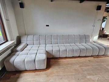Mooie witte modulaire hoekbank - gereinigd! beschikbaar voor biedingen