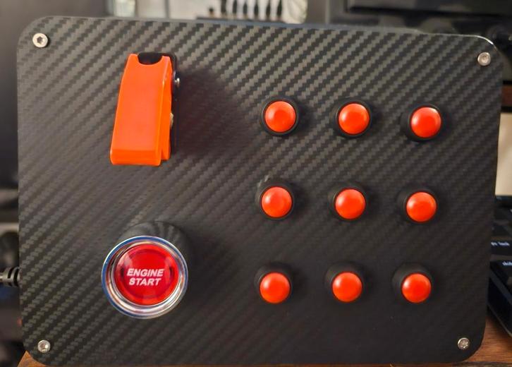 Usb Buttonbox (Sim racing, Drifting, Trucking), Computers en Software, Joysticks, Nieuw, Verzenden