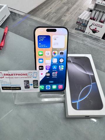 iphone 16 pro 128gb black batt 100%+apple garantie  beschikbaar voor biedingen