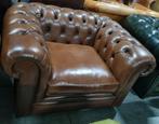 Showroommodel Chesterfield club fauteuil + BEZORGING GRATIS, Huis en Inrichting, Fauteuils, ., Chesterfield, Nieuw, Ophalen of Verzenden
