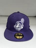 Fitted cap MLB Cleveland Indians 59FIFTY: maat 7 - oud logo, Ophalen of Verzenden, New Era, Pet, 57 cm (M, 7⅛ inch) of minder