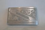 WWII Trench Art Aluminium Sigaretten Etui, Ophalen of Verzenden, Nederland, Kunstobject