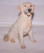 Prachtig beeldje Golden Retriever. H. 12 cm. Nieuwstaat., Ophalen of Verzenden, Zo goed als nieuw, Dier