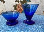 Carnaval glas, Max Verboeket, Kristal Unie, K6 en K1, blauw, Ophalen of Verzenden