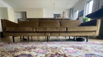 BePureHome Rodeo Velvet Bank - Honinggeel beschikbaar voor biedingen