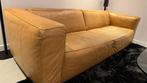 3 zits bank Leer /Leder Renzo Cognac Modern tijdloos design, Ophalen, Modern design, Driepersoons, Zo goed als nieuw