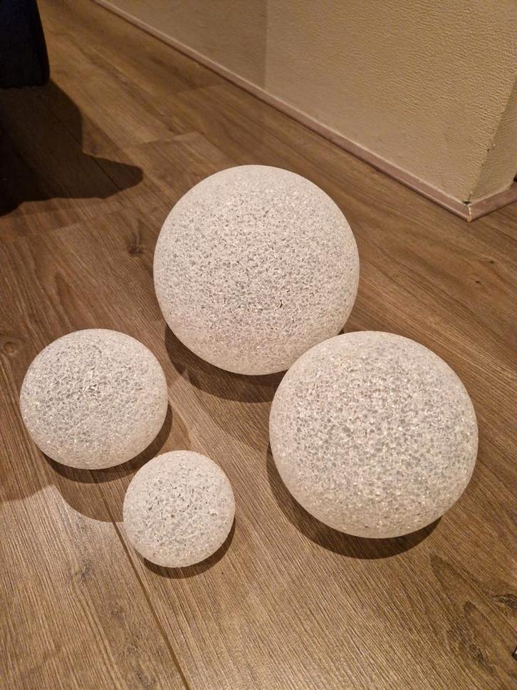 4 lichtbollen, Huis en Inrichting, Woonaccessoires | Overige, Ophalen of Verzenden
